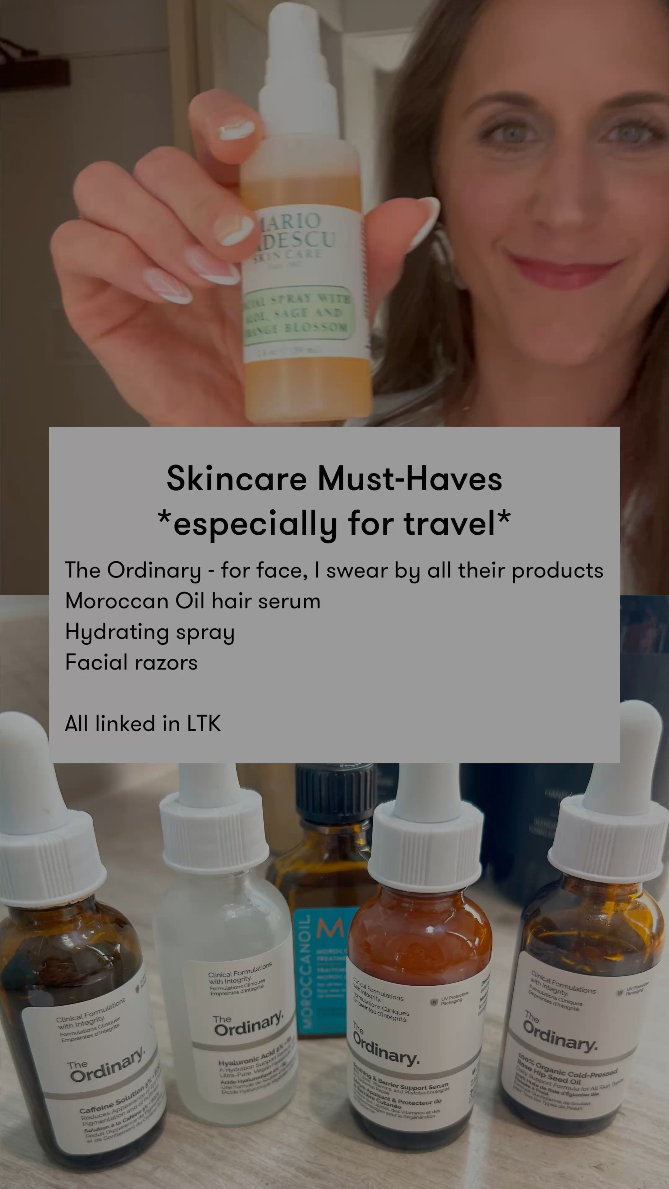 Products I swear by! Clean ingredients and fair prices. Best skincare products, travel skincare tips, everyday skincare regimen. Smooth texture, hide fine lines, dermaplane, ultra hydrating, anti aging.

#LTKtravel #LTKbeauty #LTKfindsunder50