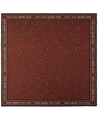 Downtown Dot Silk Square Scarf | Macy's