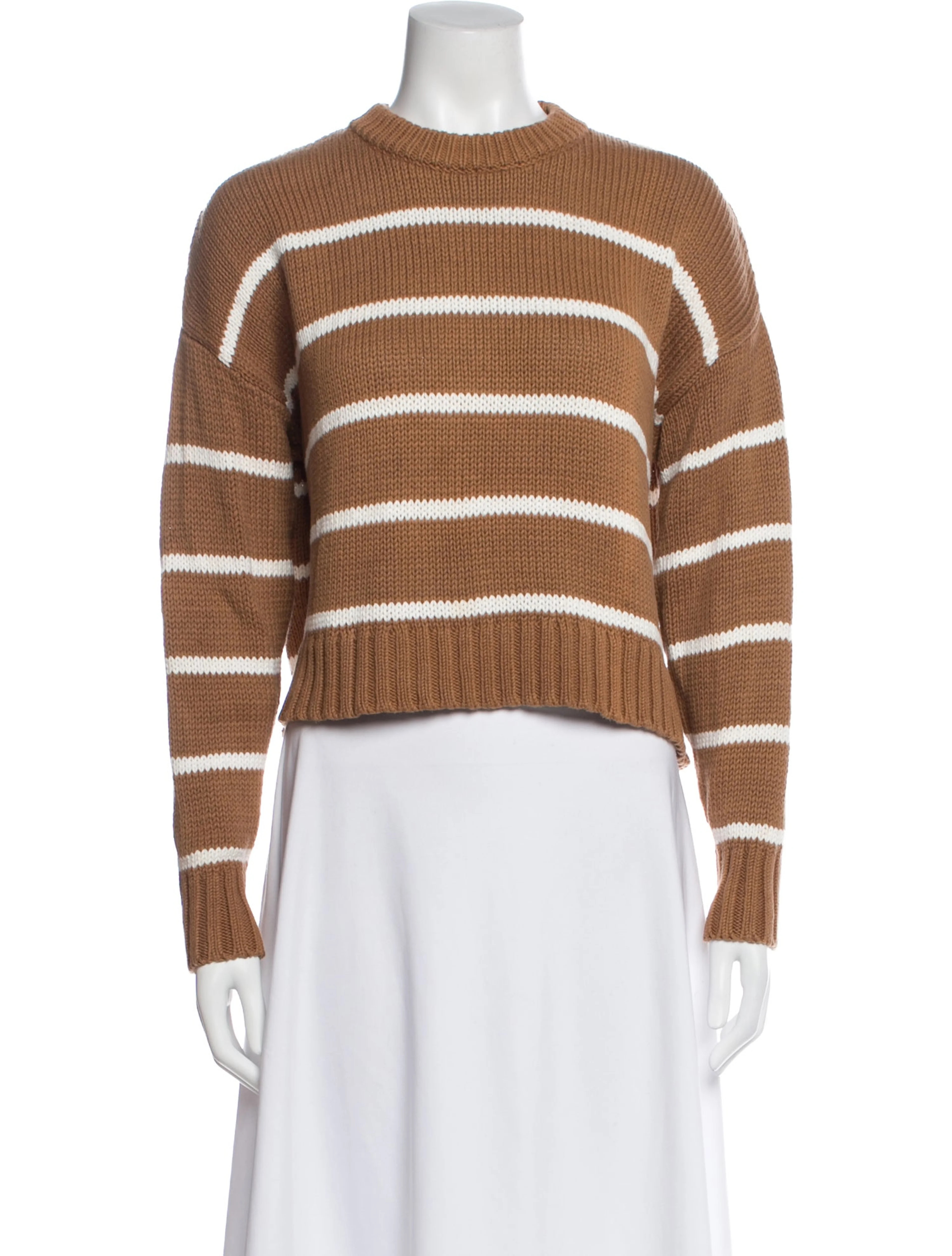 Striped Crew Neck Sweater | The RealReal