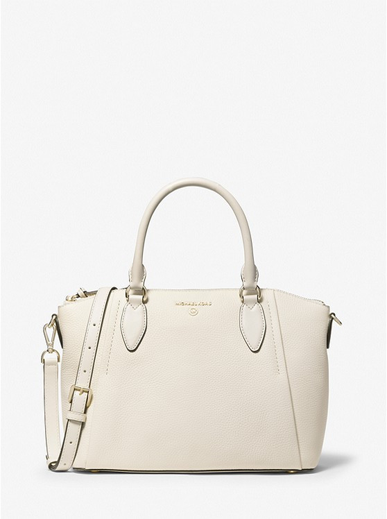 Sienna Medium Pebbled Leather Satchel | Michael Kors US
