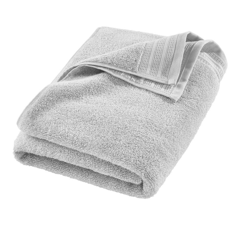 Hotel Style Egyptian Cotton Bath Towel, Platinum Silver - Walmart.com | Walmart (US)