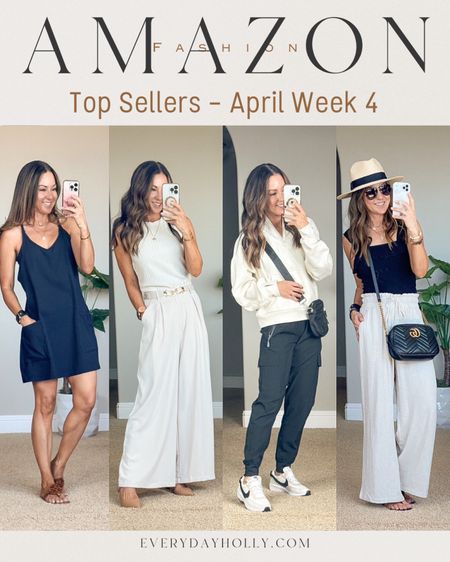Spring Outfits Inspo

For reference: I’m 5’1, 108lbs
◾️All run TTS
▪️mini dress XS in navy
▪️Lightweight Joggers XS
▪️sleeveless top small
▪️trousers XS Short in 
▪️Stretchy belts TTS
▪️Linen pants - small in  beige


Spring  Spring outfit  Spring style  Spring fashion  Casual outfit  Trendy outfit  What I wore  Mom outfit  Linen pants  Wide leg pants  Travel outfit  EverydayHolly

#LTKStyleTip #LTKSeasonal
