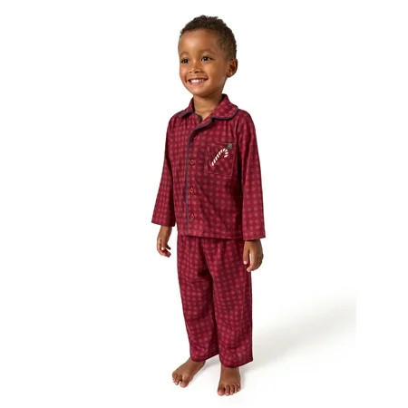 Modern Moments by Gerber Christmas Coat Set Pajama, 2-Piece, Sizes 12 Months - 5T | Walmart (US)