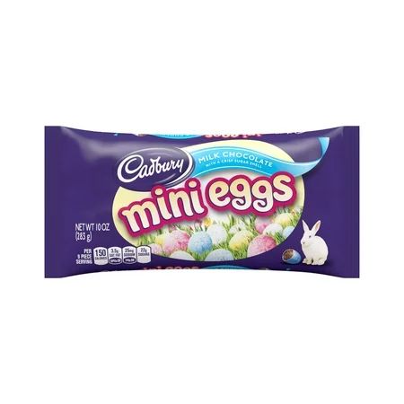 CADBURY, Mini Eggs Milk Chocolate with Crisp Shell Candy, Easter, 10 oz, Bag | Walmart Online Grocery