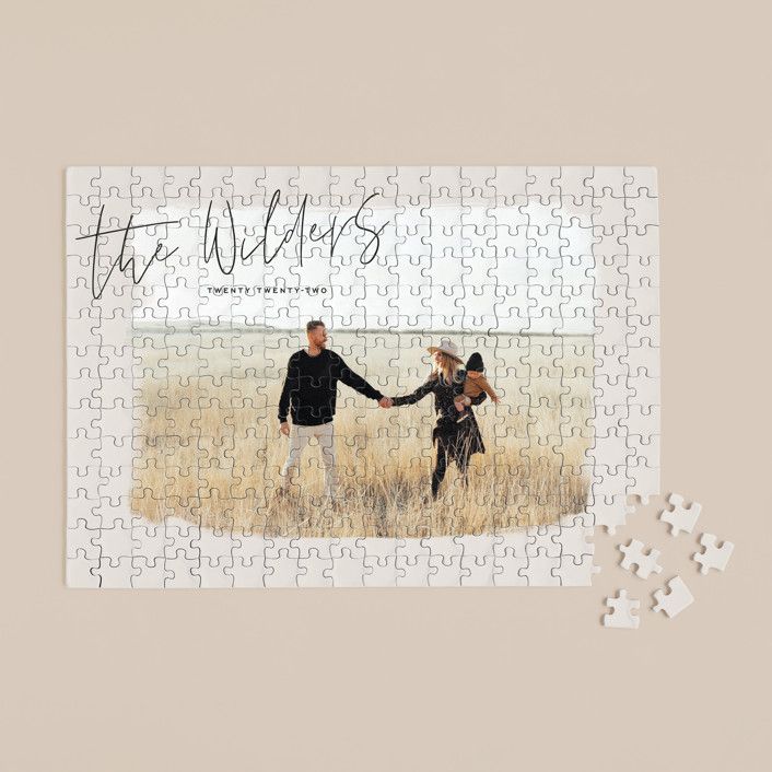 "Nostalgia" - Customizable 252 Piece Custom Puzzle in Brown by Leia Matt. | Minted