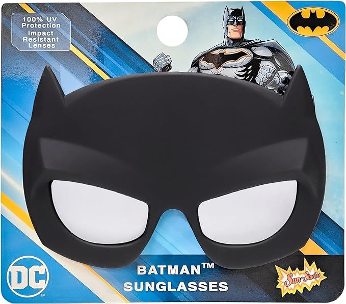 Sun-Staches Batman Mask Sungalsses, Lil' Characters | Costume Accessory | UV 400 | One Size Fits ... | Amazon (US)