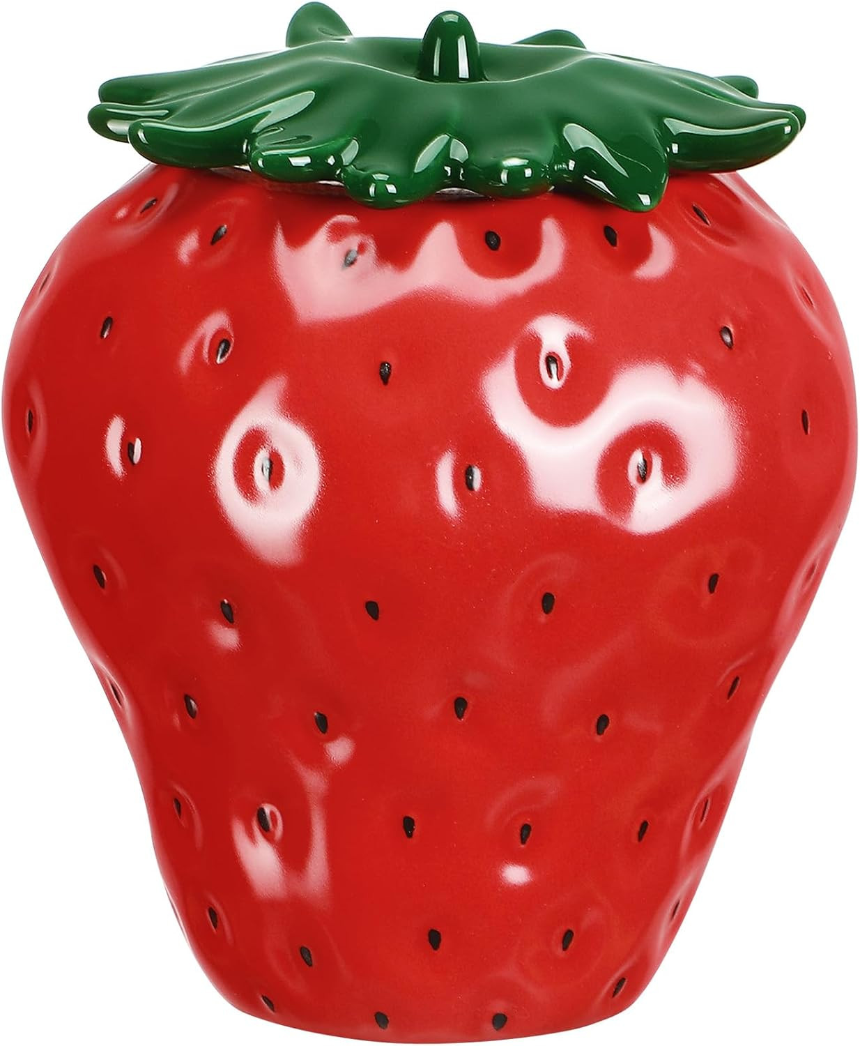 IMIKEYA Strawberry Shaped Canisters, Strawberry Ceramic Cookie Jars Farmhouse Jars With Lids Bisc... | Amazon (US)