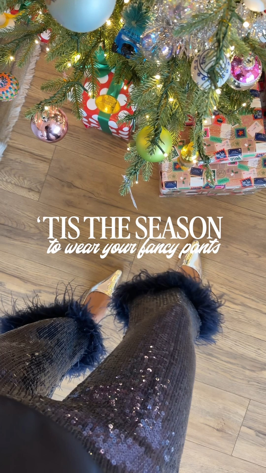 The cutest roundup of pants to get you through the holidays & beyond! 

Sizing:
1. Navy top: xsmall / sequin pants: 4petie
2. Green pants: petite small / top: xsmall
3. Leather pants: 26p / feather top: xsmall
4. Iridescent pants: 2 / exact sweater is old Jcrew 

#LTKFindsUnder100 #LTKHoliday