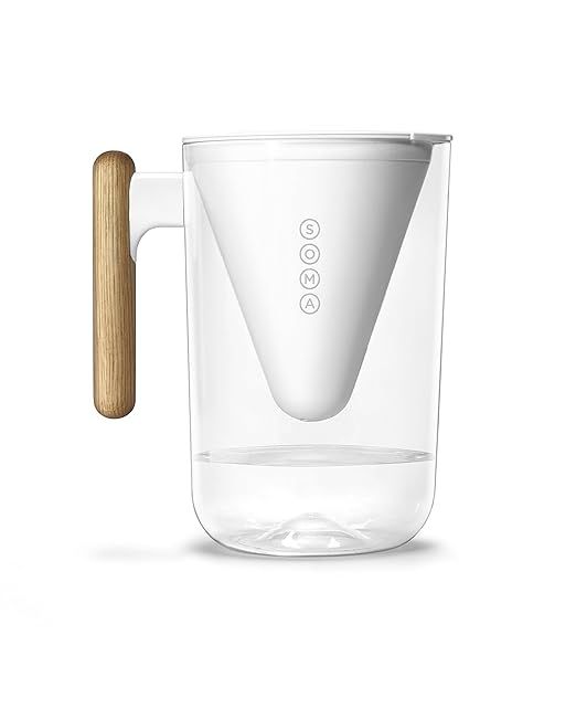 Soma Pitcher Plant-based Water Filtration, 10-Cup, White | Amazon (US)