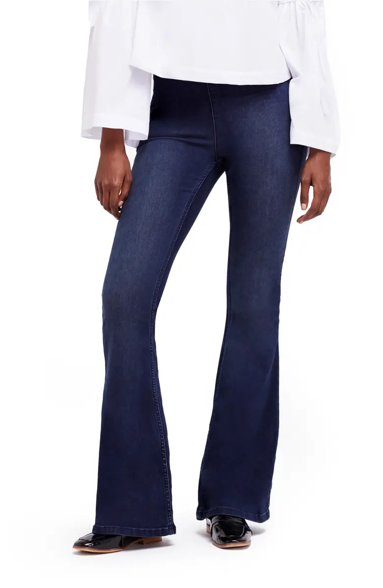 Gummy Pull-On Flare Leg Jeans | Nordstrom