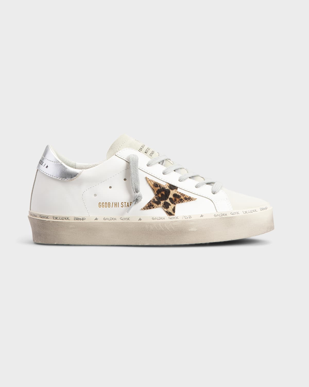 Hi Star Animal-Print Court Sneakers | Neiman Marcus