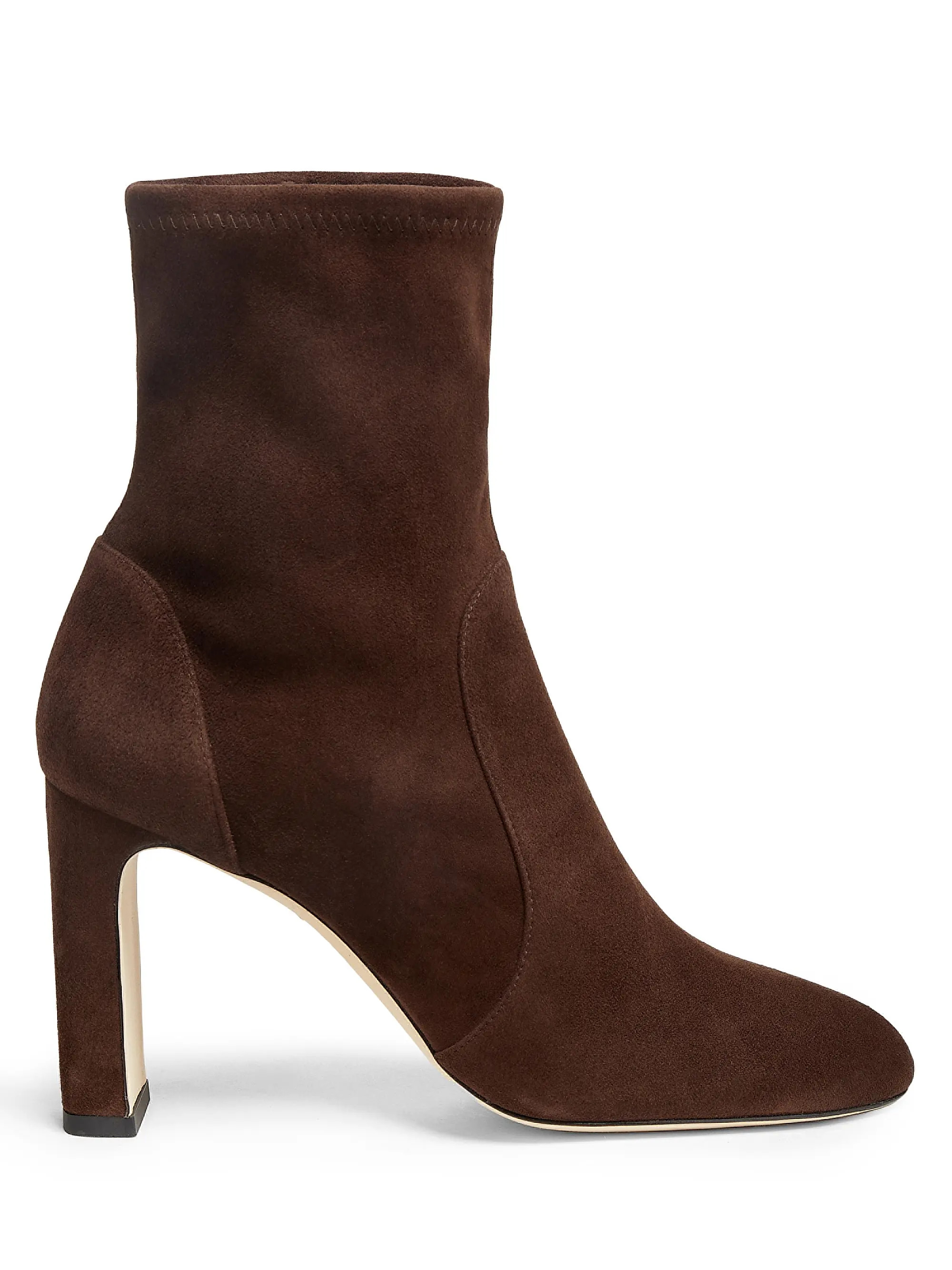 Stuart Weitzman Babette 85MM Suede Boots | Saks Fifth Avenue | Saks Fifth Avenue