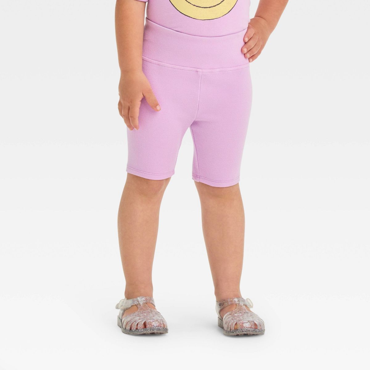 Grayson Mini Toddler Girls' Knit Shorts - Purple | Target
