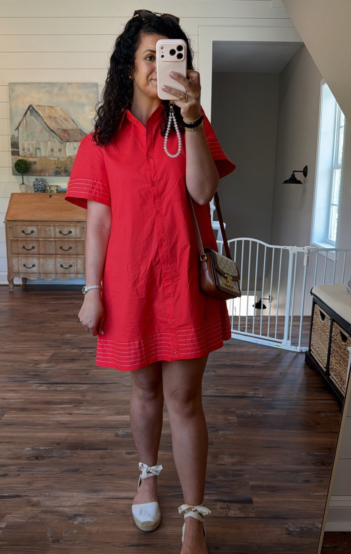 This dress stopped me mid-scroll… how cute is it?! 😍

It’s giving designer vibes in the best way, but it’s actually an Amazon find for only $35 🙌🏼 looks so high end, no one would ever guess!!

100% cotton (love that it’s a natural fiber & my favorite for summer), lightweight, breathable, and so easy to wear!! The fit is flattering, the structure in the sleeves is everything, and the little details like the stitching, collar, and buttons make it feel so elevated!!!

Also… it has pockets 👏🏼 and it’s nursing friendly with the functional buttons, which is great for breastfeeding and nursing mamas🫶🏼

The red is PERFECT for summer - think Memorial Day & Fourth of July❤️🇺🇸 but it comes in a bunch of other colors and prints too🌸🩵🌿

Such a good find and one of those dresses you’ll wear on repeat all season long!!!

Also how cute is this new Celine designer purse I am borrowing this month - get your first month 100% FREE when you use the code HOPEBEAVERS 

#ootd #momstyle #ladiesstyle #outfitinspo #dress #dresses #dresslover #spring #springstyle #springfashion #springdress #summer #summerstyle #summerfashion #summerdress #mothersday #mothersdayoutfit #babyshower #style #fashion #church #brunch #sundaystyle #churchoutfit #breastfeeding #nursing #nursingfriendly #maternity #maternitydress #preppy #preppystyle #grandmillenial #grandmillenialstyle #ladies #ladiesfashion #ladiesstyle #classic #classicstyle #chic #timeless #timelessstyle #sale #salealert #majorsale #deal #dealoftheday #lookforless #desingerlookalike #amazon #amazonfind #amazonfashion #affordable #affordablefashion #affordablestyle #budgetfriendly #budgetstyle #styleonabudget #momlife #momfit #momoutfit #everydaystyle #purse #designer #celine

#LTKootd #LTKmomlife #LTKSeasonal