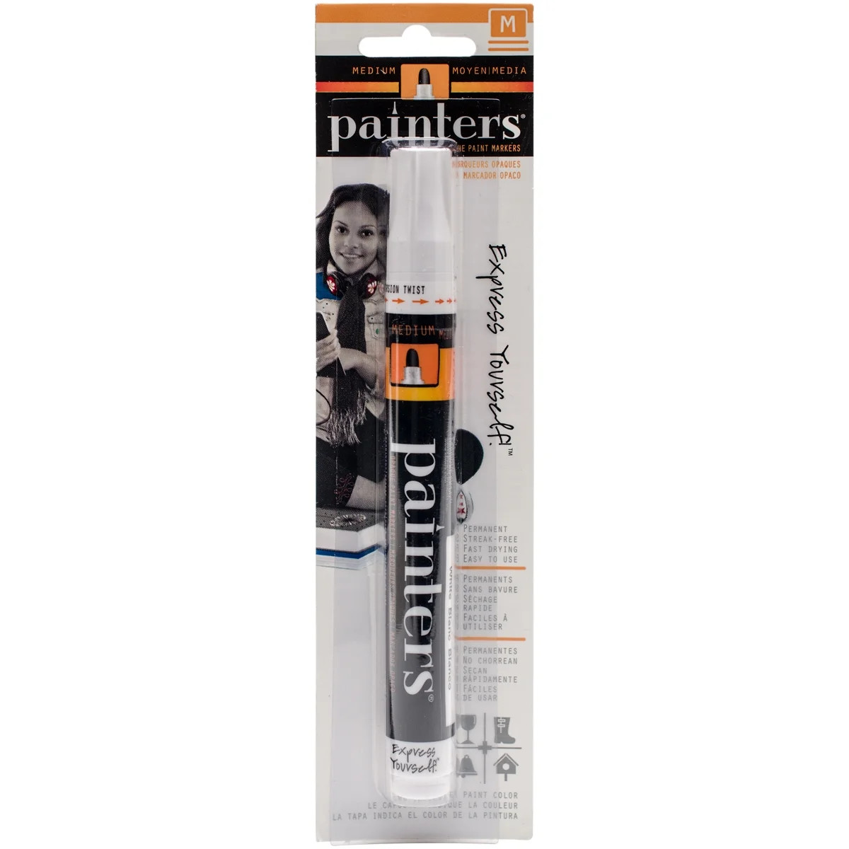 Painters Medium Point White Permanent Paint Pen, 1 Each | Walmart (US)