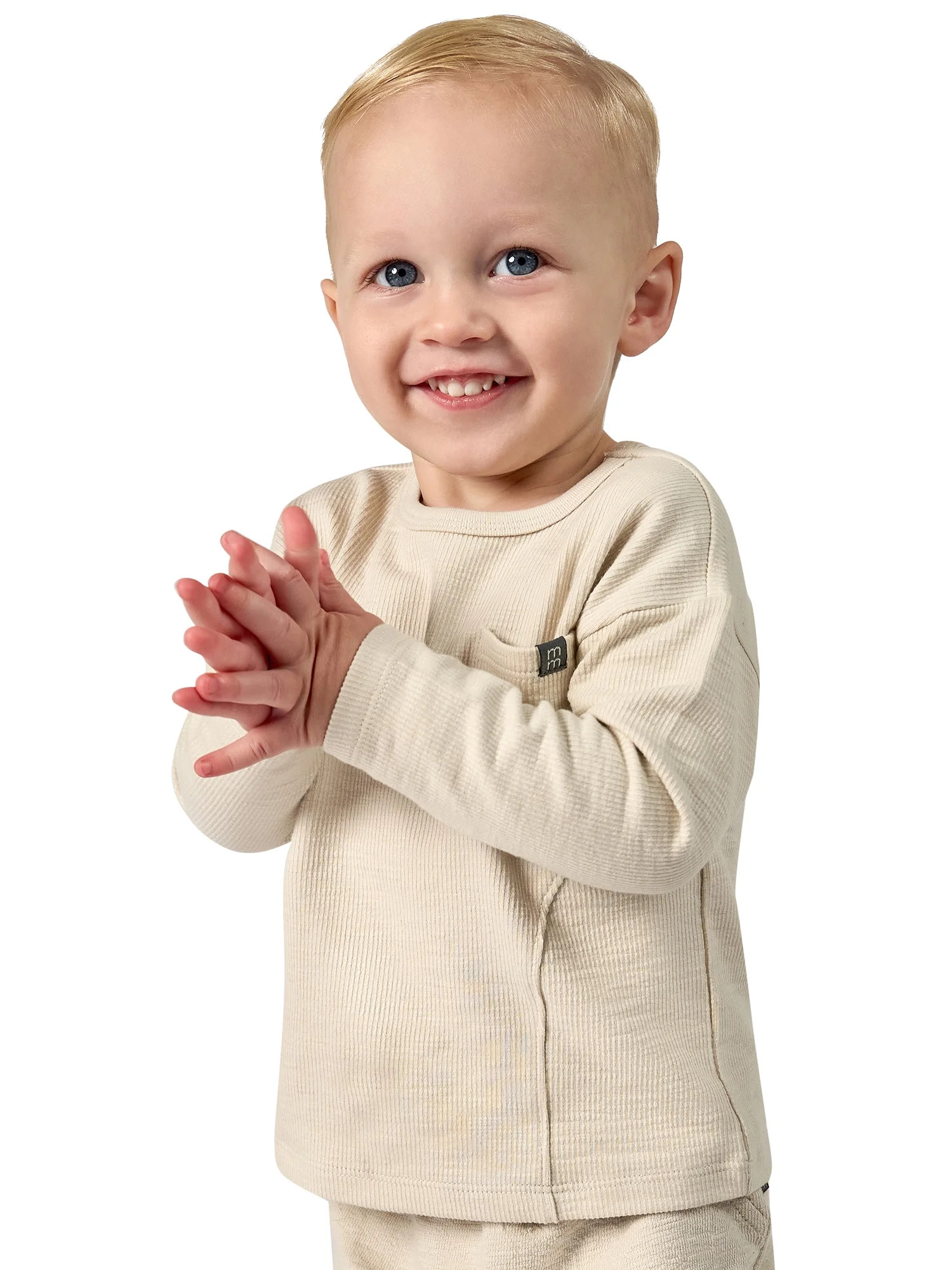 Modern Moments by Gerber Baby Neutral Seamed Drop Shoulder Top, Sizes 0/3 Months - 24 Months - Wa... | Walmart (US)