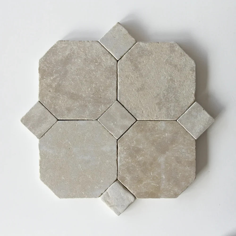 Moroccan Limestone | Octagon | 8x8 | Meknes | Matte | Alexander James Studio