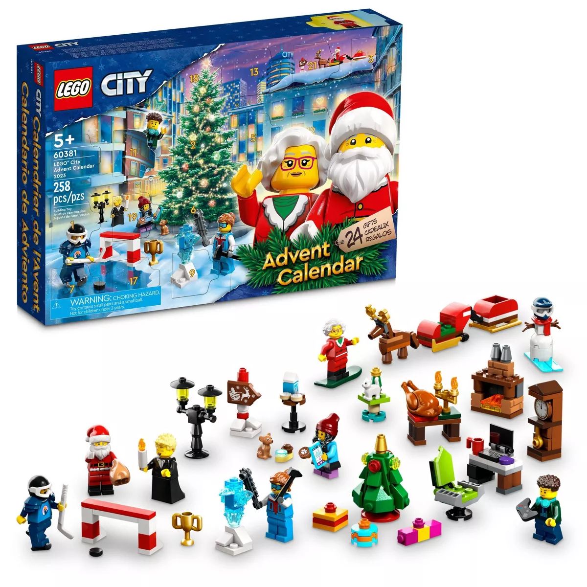 LEGO City 2023 Advent Calendar Building Toy Set 60381 | Target