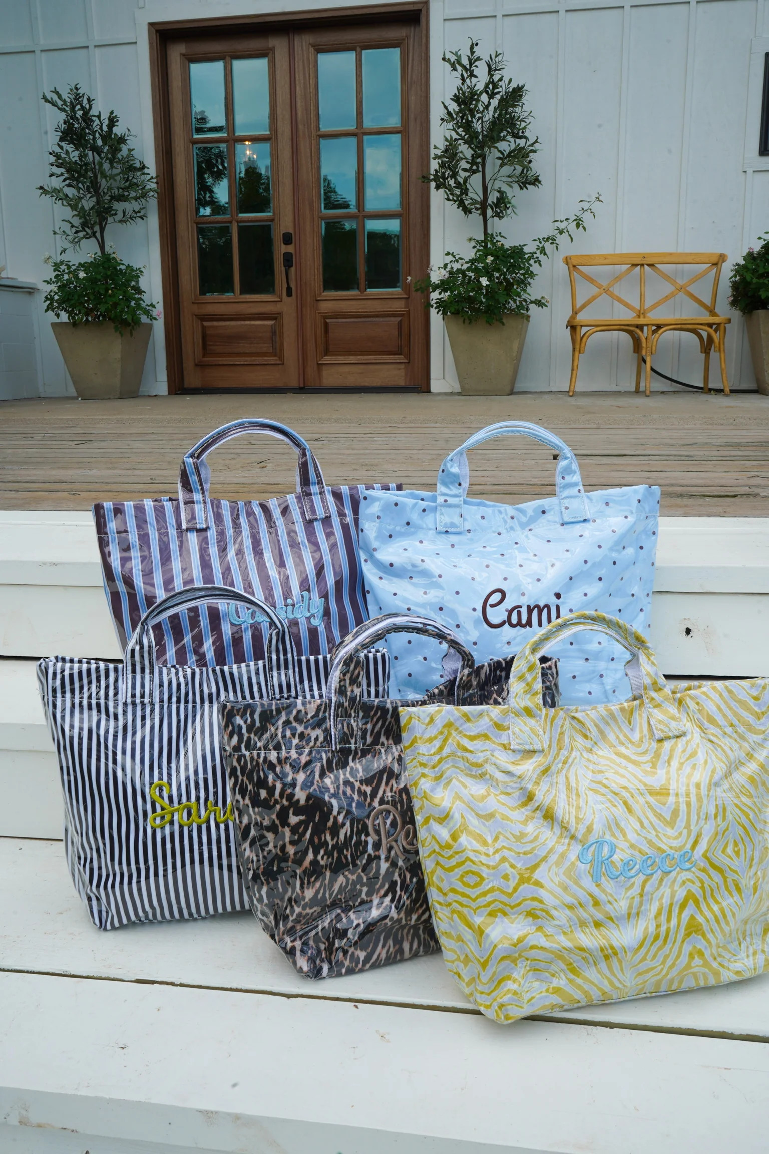 Cabana Clear Coat Tote | KenzKustomz