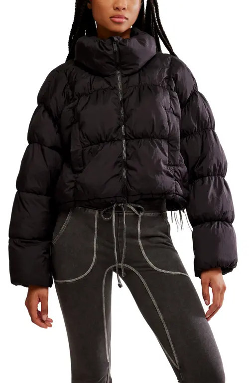Free People In a Bubble Puffer Jacket in Black at Nordstrom, Size Small | Nordstrom