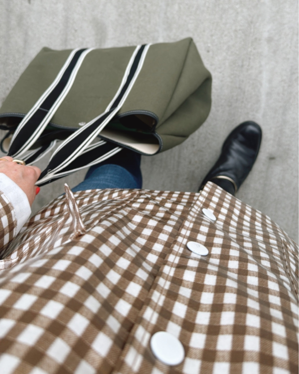 NYC commuting lewk ☔️ 

#LTKstyletip #LTKsalealert #LTKitbag