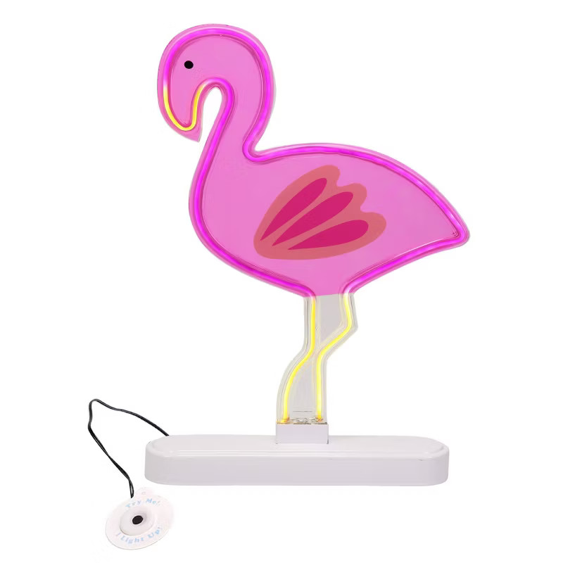 Faux Neon Sign Flamingo Pink - Sun Squad™ | Target