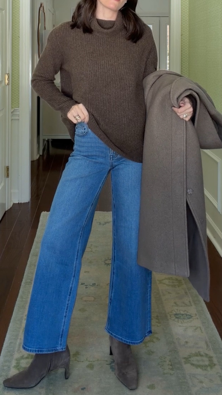 OOTD 🤎

head-to-toe @onequince — every piece is a staple in my closet and instantly elevates even the simplest look! #quincepartner

sweater - XS
coat - XS
jeans - TTS 28” length wash: seaside blue 