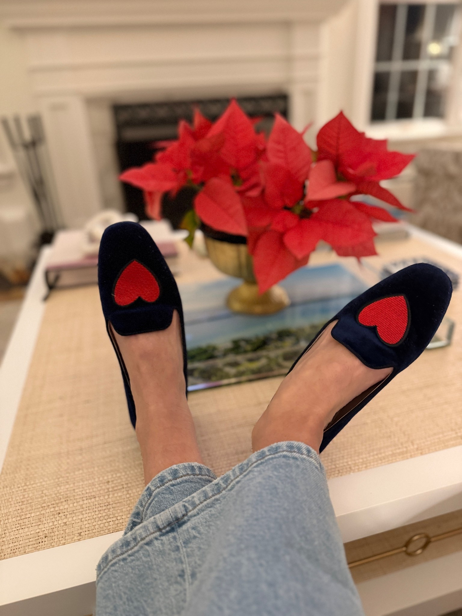 I thought these sold out but they are on major sale!  Woo hoo!!  Little heart flats that are perfect for right no and a perfect Valentine’s Day shoe! 

#LTKSaleAlert #LTKValentine #LTKOver40