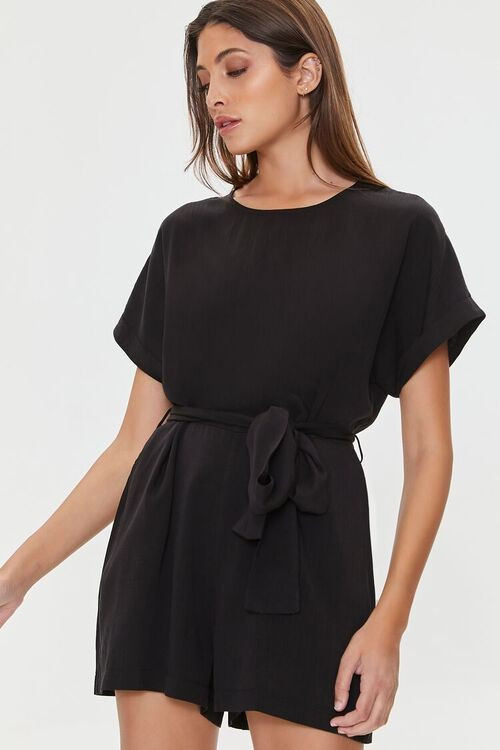 Belted Dolman-Sleeve Romper | Forever 21 (US)