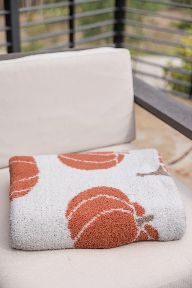 Make Me Believe Fall Pumpkins Blanket | Pink Lily