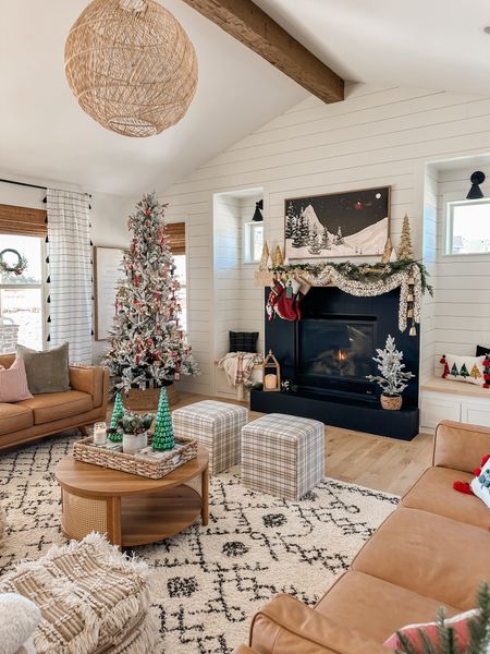 Christmas living room decor! I love how cozy and festive our living room feels for the holiday season. Linking up the decor I used and similar items.

#LTKHoliday #LTKhome #LTKSeasonal
