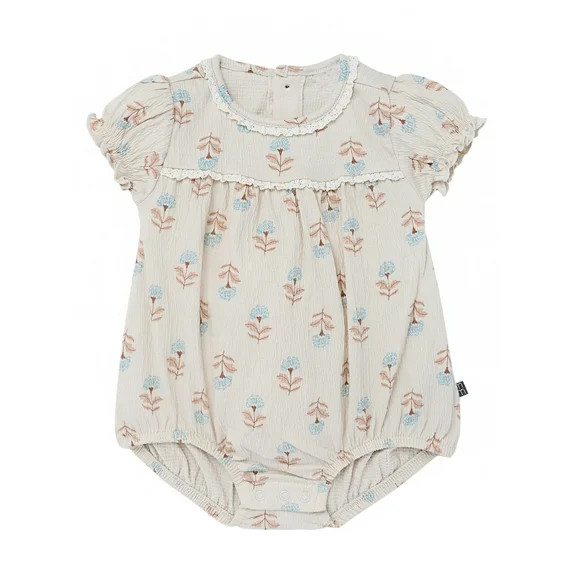 Modern Moments by Gerber Baby Girl Bubble Romper, Sizes 0/3 Months - 24 Months - Walmart.com | Walmart (US)
