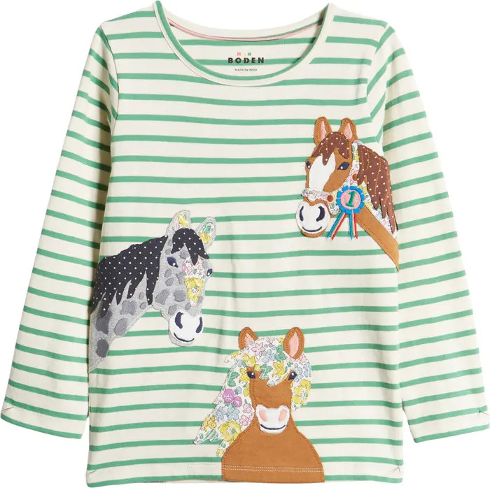 Kids' Horse Appliqué T-Shirt | Nordstrom