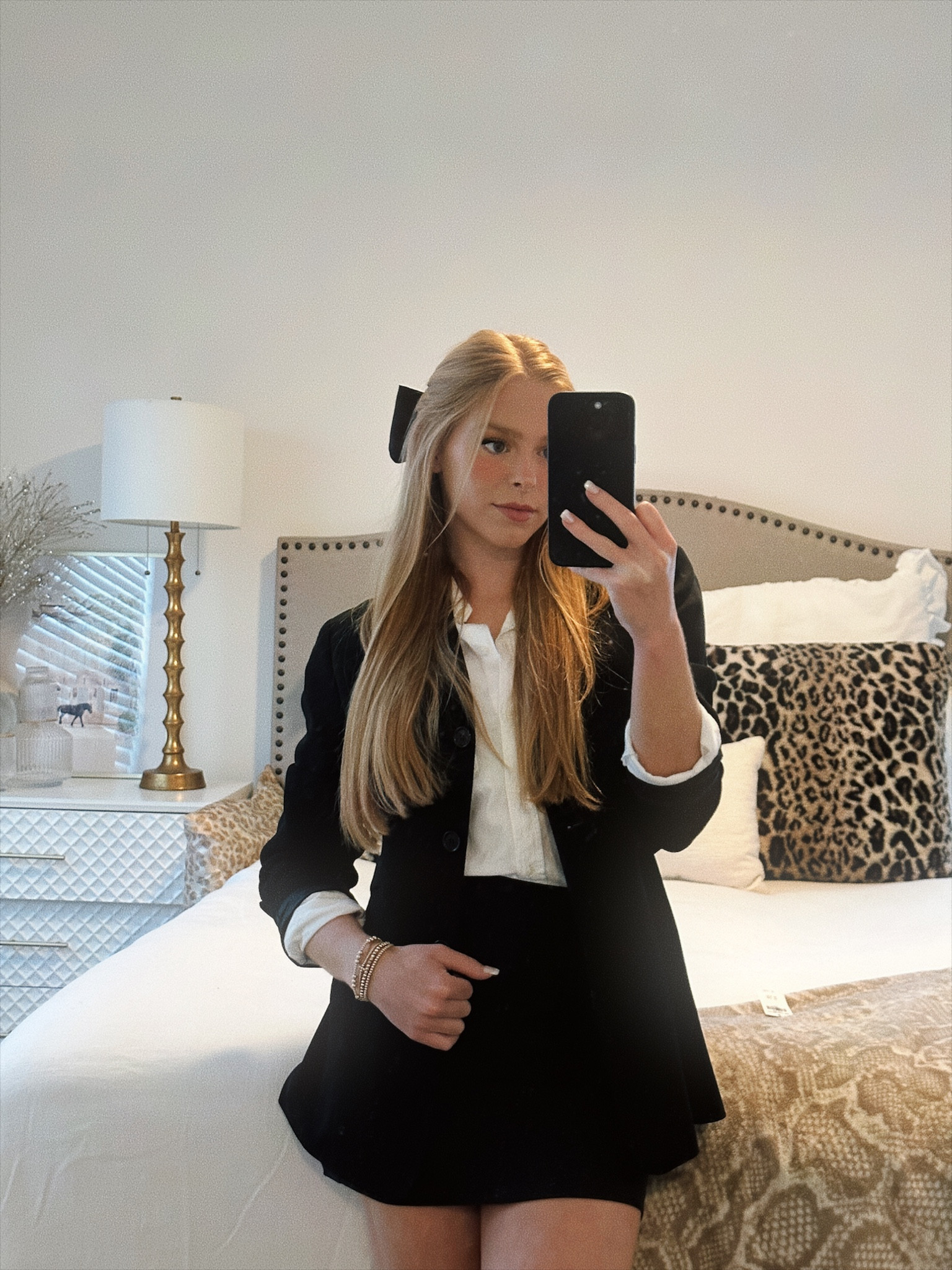 Elegant. Classy. Chic. 🖤 loveeee a black and white outfit… so timeless!! 

#LTKSeasonal #LTKstyletip #LTKworkwear