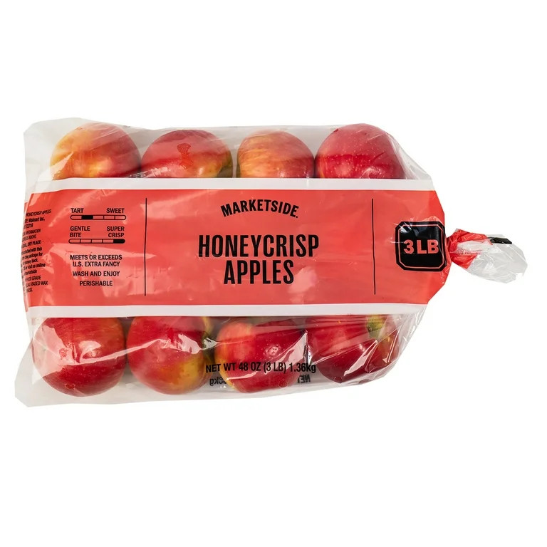 Fresh Honeycrisp Apples, 3 lb Bag - Walmart.com | Walmart (US)