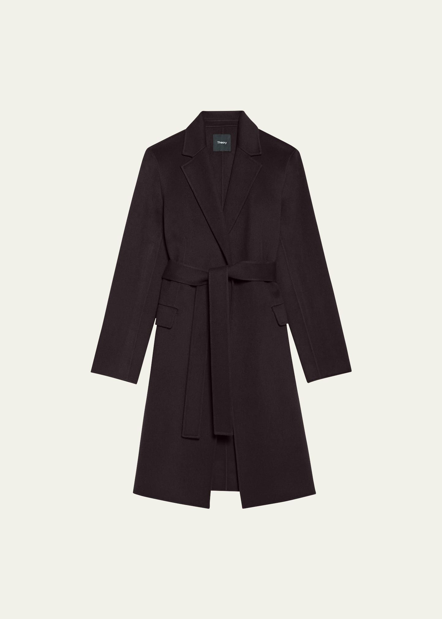 Theory New Divide Belted Wrap Trench Coat | Bergdorf Goodman