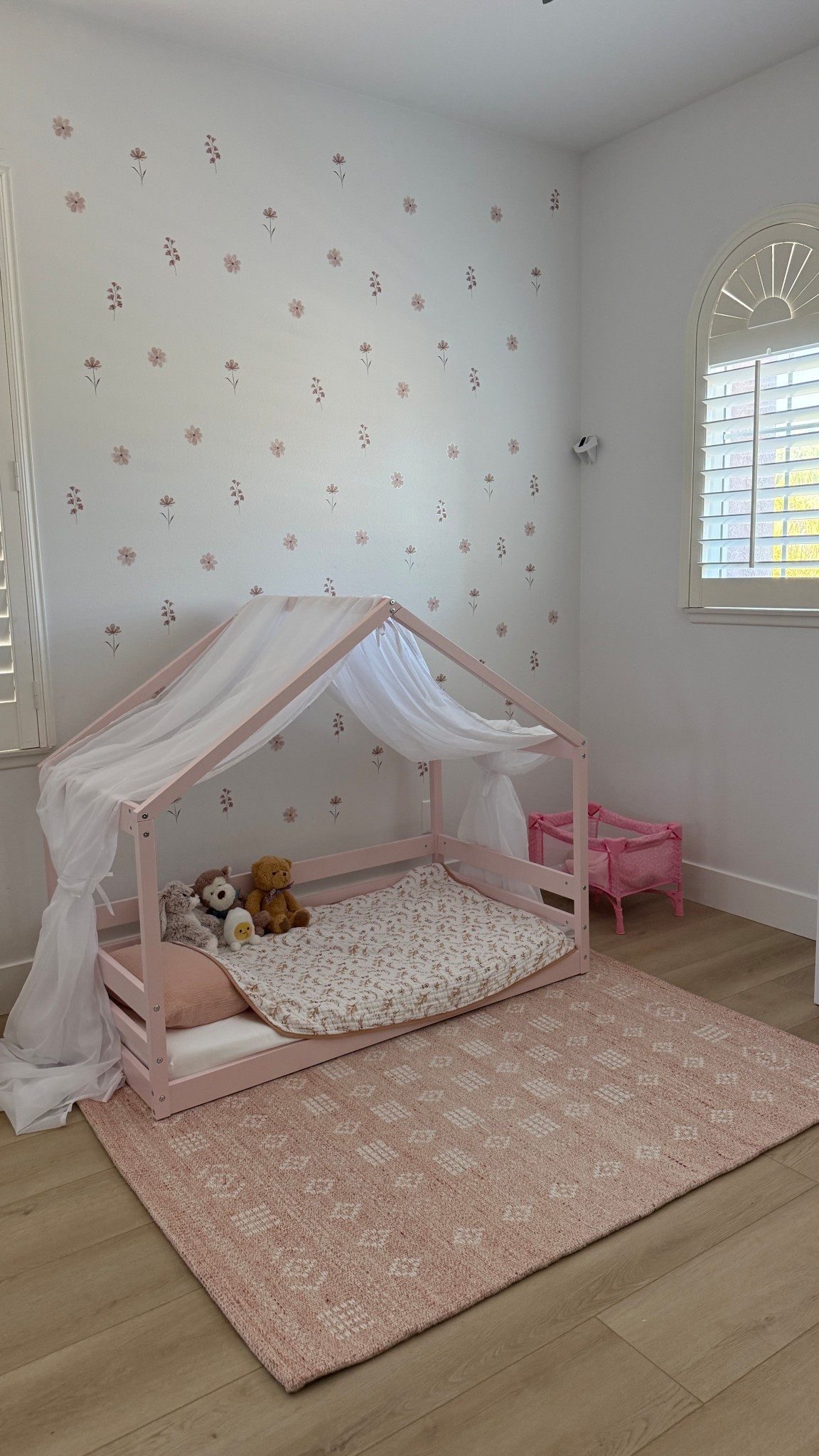 New toddler room refresh! I love her new floor bed and she did so great on it her first night! #ToddlerRoom #toddlerbed #toddlermom #roomrefresh 

#LTKmomlife #LTKHome #LTKKids