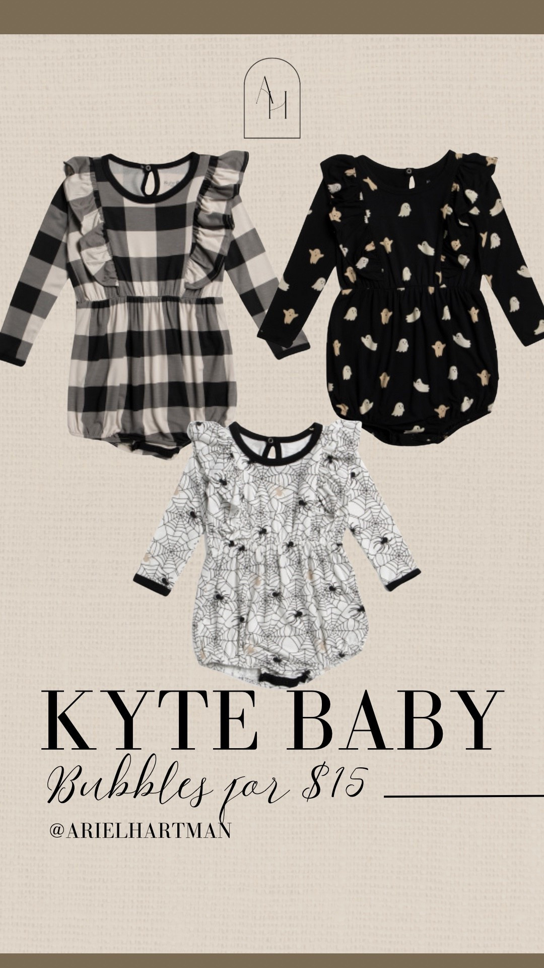 $15 kyte baby bubbles for baby and toddler girls this Halloween 

#LTKKids #LTKSeasonal #LTKBaby