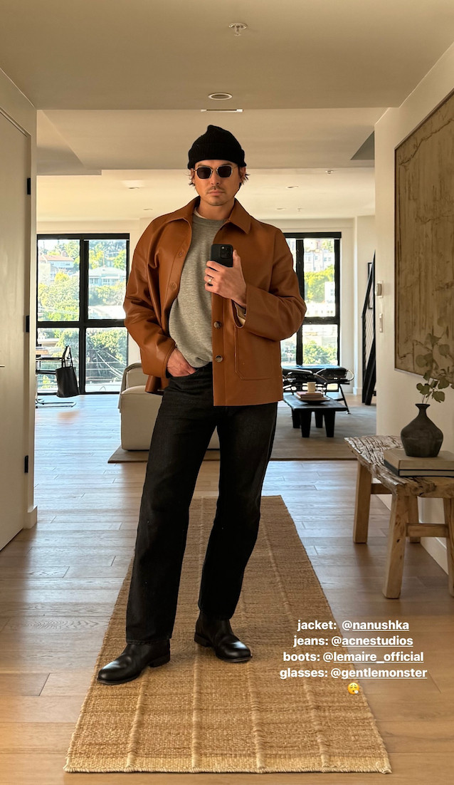Fit check
jacket: @nanushka
jeans: @acnestudios
boots: @lemaire_official
glasses: @gentlemonster 

 

#LTKSeasonal #LTKStyleTip #LTKMens