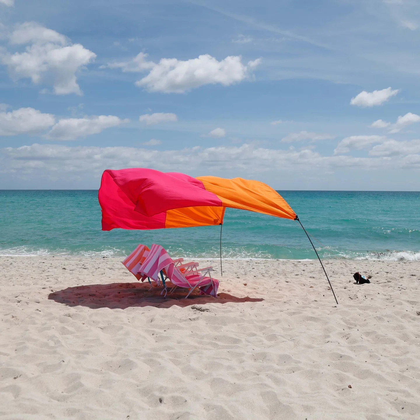 Shibumi Shade Mini with Quiet™ Canopy - Limited Edition Pink & Orange | Shibumi