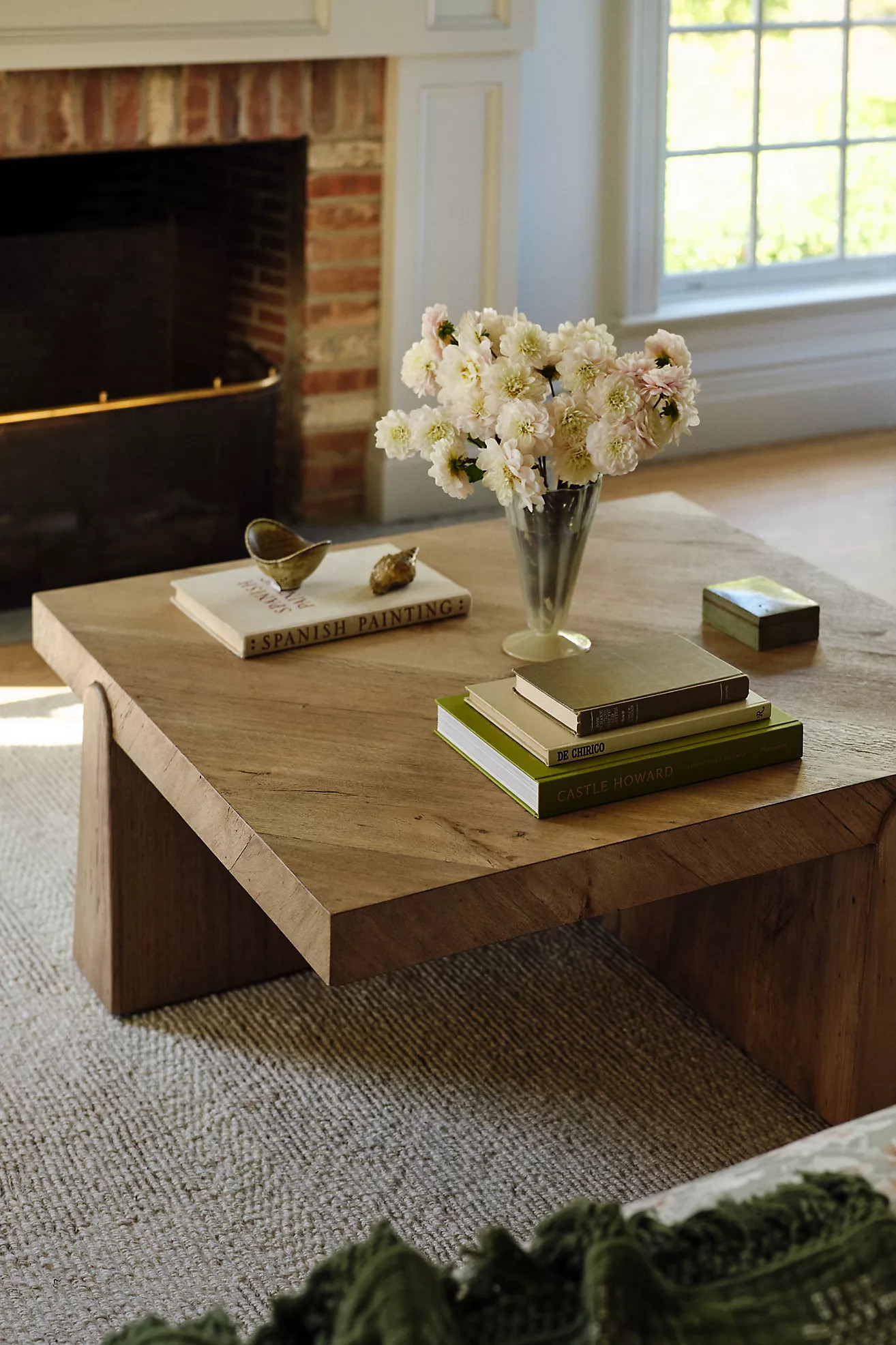 Arla Reclaimed Oak 42" Coffee Table | Anthropologie (US)