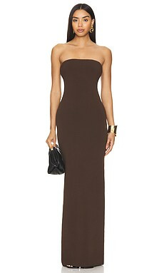 Ronny Kobo Lehua Knit Dress in Dark Chocolate from Revolve.com | Revolve Clothing (Global)
