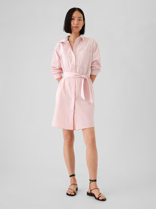 Organic Cotton Oxford Mini Shirtdress | Gap (US)