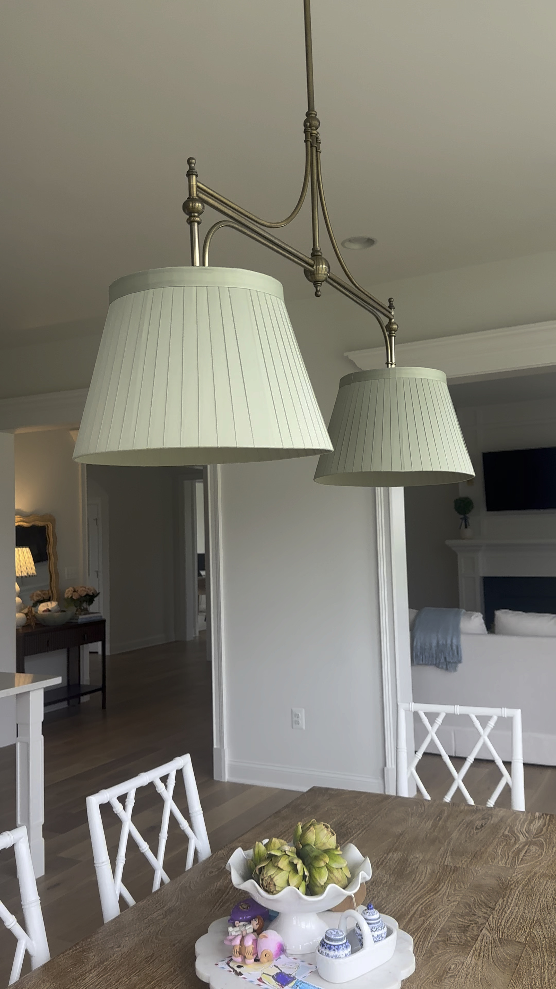 Timeless light fixture ✨ 

(Should have moved my kids’ trinkets, but that’s life 😆)

#LTKHome