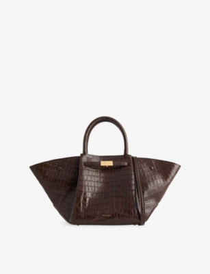 Midi New York Leather Tote Bag | Selfridges