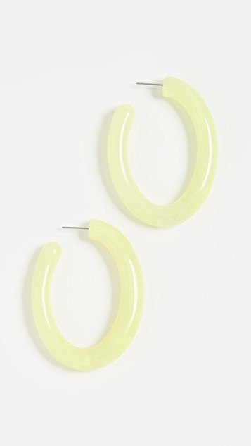 BaubleBar
                
            

    Oval Hoop Earrings | Shopbop