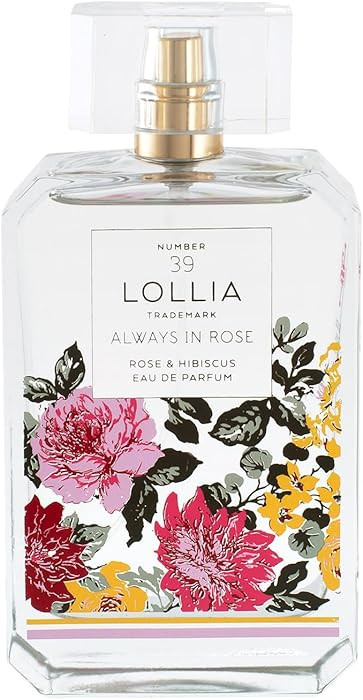 LOLLIA Always in Rose Eau de Parfum, 3.4 fl oz, Rose & Hibiscus Scented Perfume for Women, Classi... | Amazon (US)