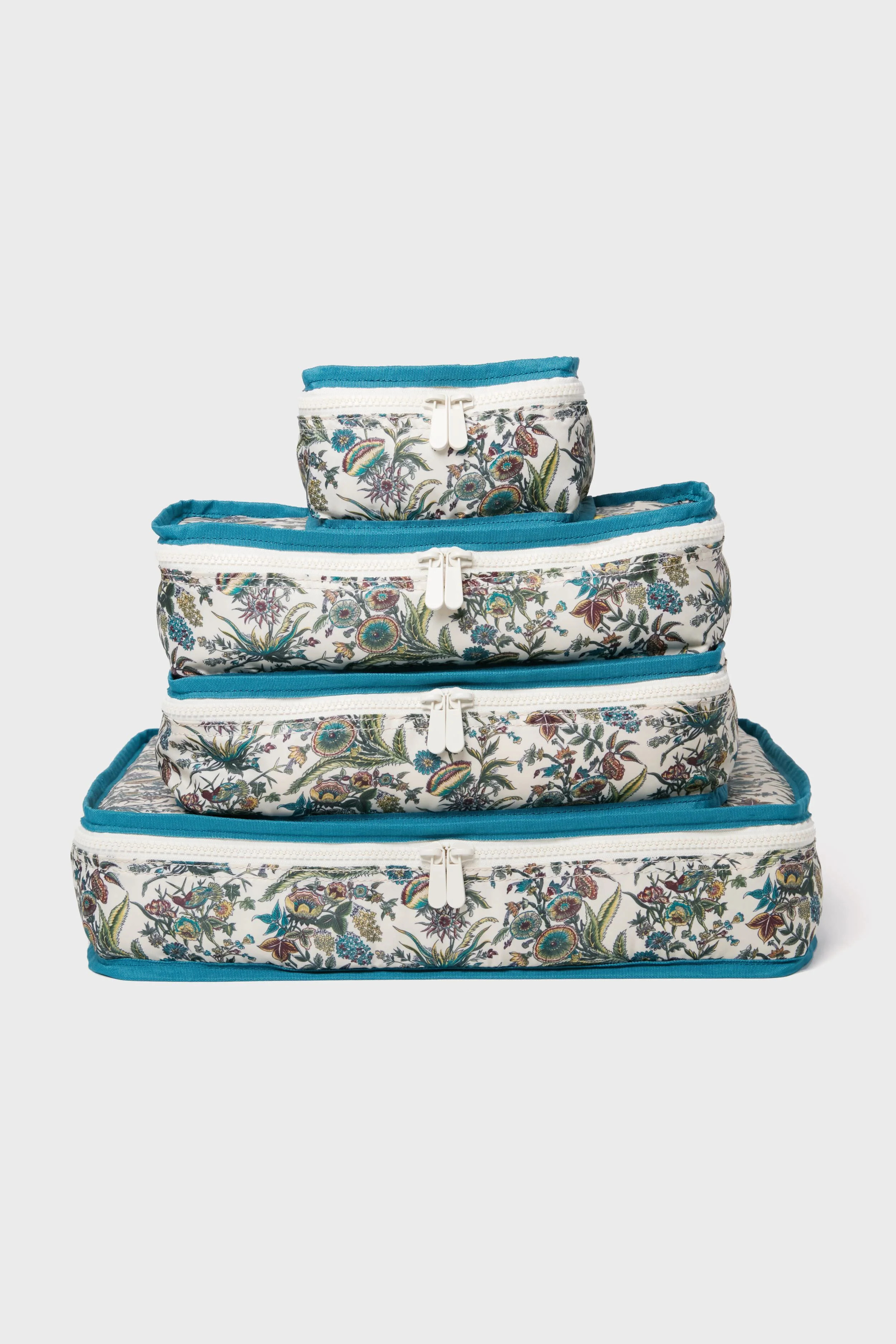 Noir Cypress Toile Packing Cubes | Tuckernuck (US)