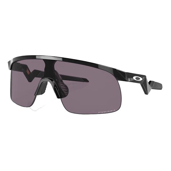 Boys' Kids' Oakley Oakley Youth Resistor Sunglasses Sunglasses Polished Black/Prizm Grey | Scheels
