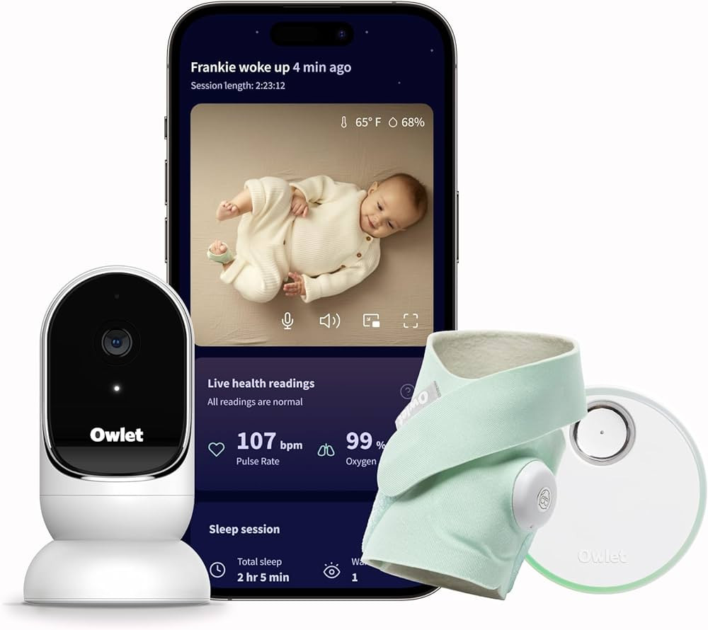 Owlet® Dream Duo Smart Baby Monitor: FDA-Cleared Dream Sock® plus Owlet Cam - Tracks & Notifie... | Amazon (US)
